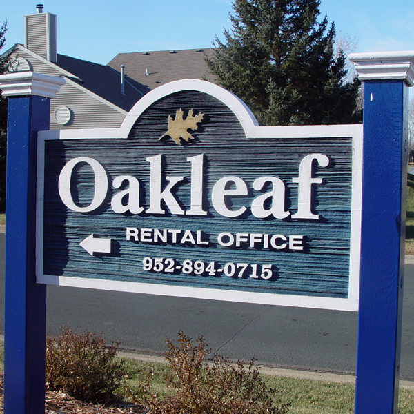 sandblasted signs